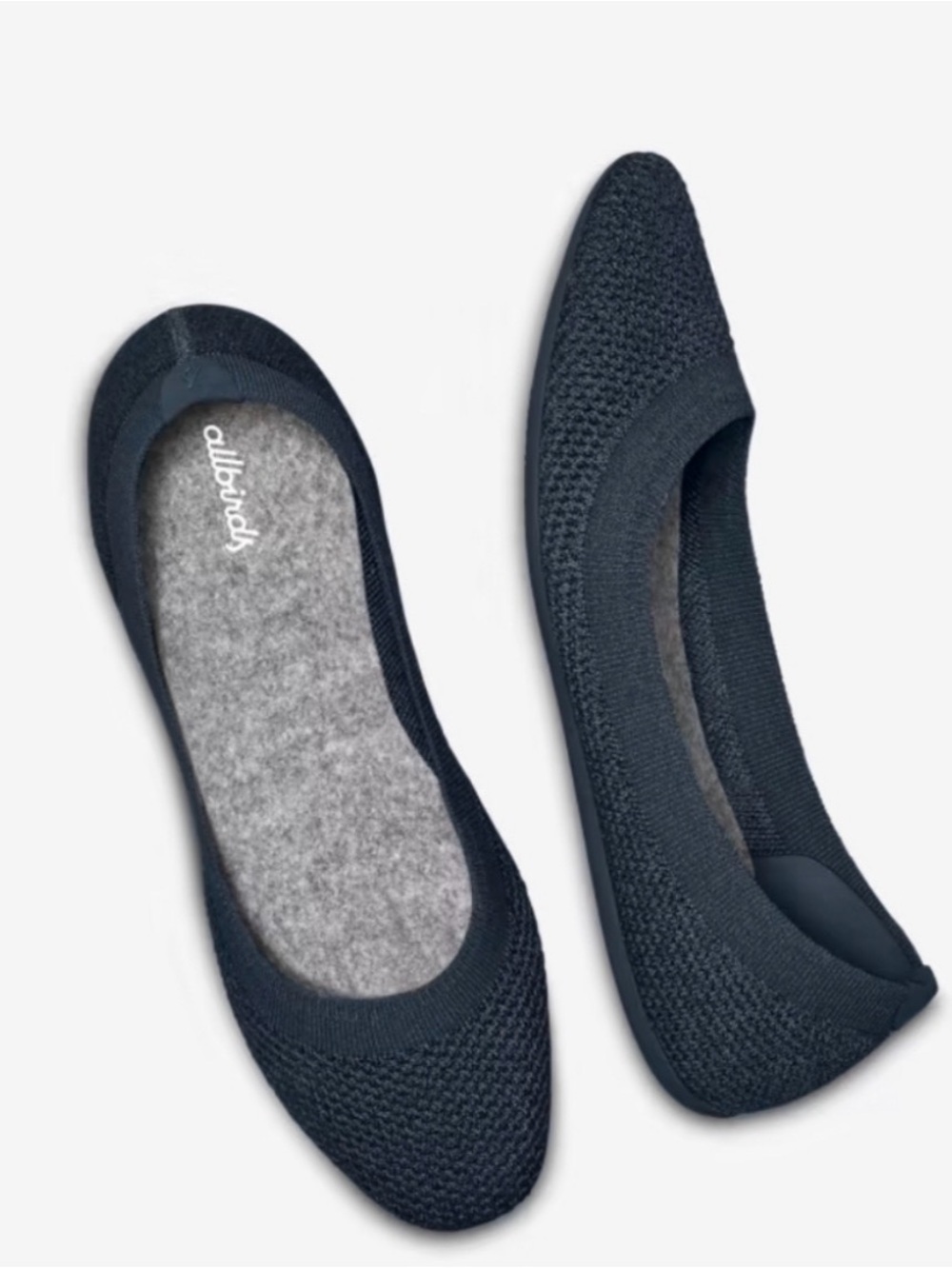 ALLBIRDS Tree Breezers Women's Size 7 Navy Ballet Flats